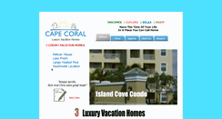 Desktop Screenshot of luxurycapecoralvilla.com
